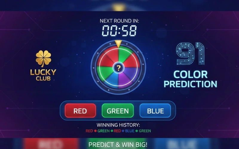 91 club colour prediction at Lucky Club featured image